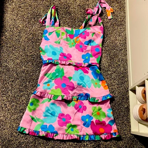 show me your mumu corset mini dress Lady Corset Mini Dress ~ Garden Romantic Show Me Your Mumu